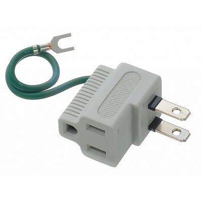3Pプラグ対応L型プラグアダプター Y02SA04W 3Pプラグ対応L型プラグアダプター Y02SA04W