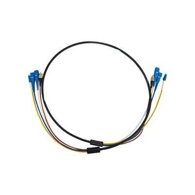 防水ロバスト光ファイバケーブル　LCコネクタ×4　LCコネクタ×4　コア径9.2ミクロン　20m　HKB−LCLCWPRB1−20