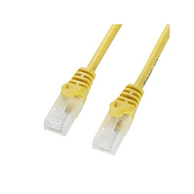 ツメ折れ防止CAT5eLANケーブル　1m　イエロー　LA−Y5TS−01Y