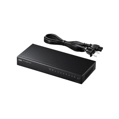 Giga対応スイッチングハブ 8ポート ループ検知機能付き LAN−GIGAH8L Giga対応スイッチングハブ 8ポート ループ検知機能付き LAN−GIGAH8L