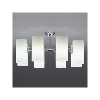 LEDランプ交換型シャンデリア 〜6畳用 白熱320W相当 非調光 LED電球5.2W×8 電球色 E17口金 天井照明 ホテル 山田照明 敬老の日 CD