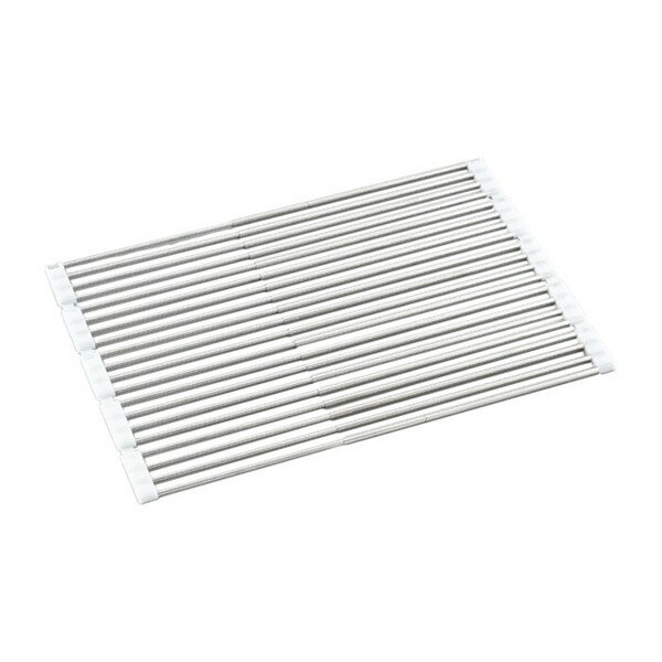 たためてしまえる伸縮水切り ワイド 日本製 キッチン収納 台所収納 食器収納 水切りラック UC-93N スラ..