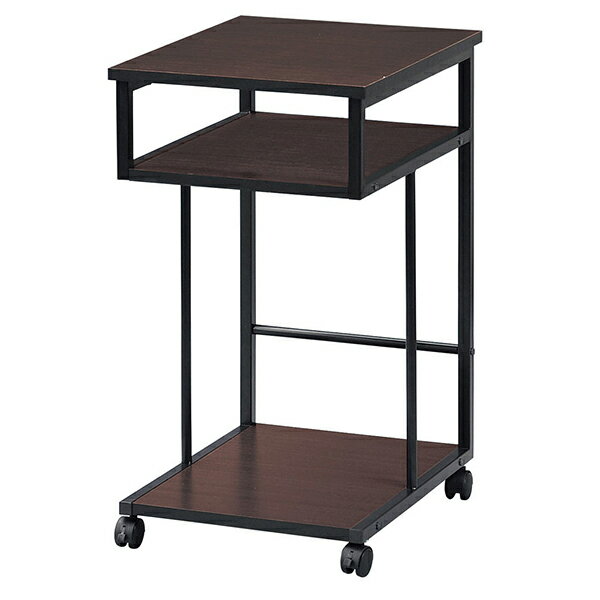 送料無料 サイドワゴン ナイトテーブル おしゃれ キャスター付き ストーク 棚付き ソファーサイドテーブル ベッドサイドテーブル デスクサイド リビング 寝室 シンプル モダン 敬老の日