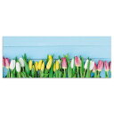 【アートデリ】チューリップのファブリックパネル インテリア 雑貨 アート 花 ワイドサイズ ワイドサイズ (30cm×78.5cm) ウォールアート 壁掛け おしゃれ 新築祝い 開店祝い 結婚祝い 玄関 寝室 リビング 応接室 インテリア イメージチェンジ 模様替え リメイク 目隠し