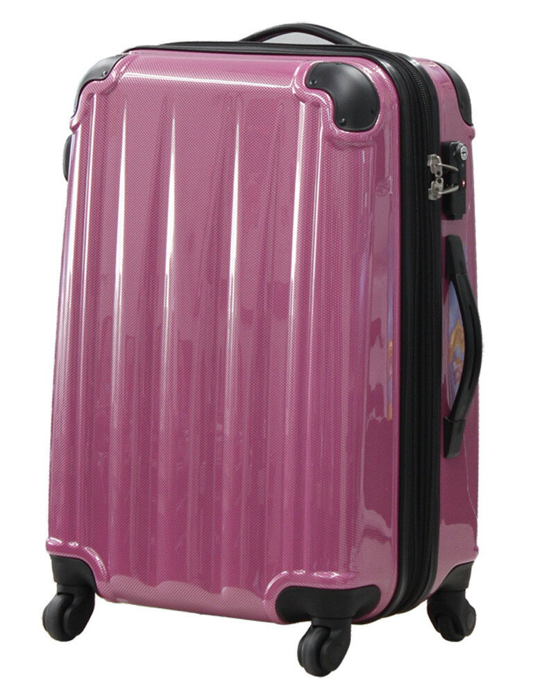 ハードキャリー ピンク TSAロック Sサイズ 4輪キャスター キャリーケース 旅行 キャリーバック スーツケース 出張 ビジネス トラベル 大容量 おしゃれ