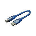 送料無料 変換名人 ケーブル USB A(オス)→USB B(オス) USBA-B/CA20(2)