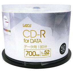送料無料 10個セット Lazos データ用 CD-R 50枚組 L-CD50PX10 敬老の日 父の日 母の日