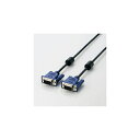 送料無料 エレコム RoHS準拠 D-Sub15ピン(ミニ)ケーブル CAC-L10BK/RS(2)