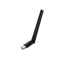 送料無料 エレコム 無線LAN子機 11ac n a g b 433+150Mbps USB2.0用ハイパワーアンテナ WDC-433DU2H2-B(2)