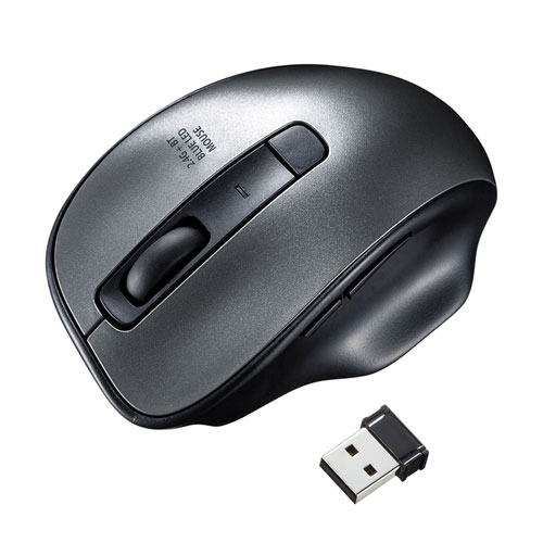 送料無料 サンワサプライ ワイヤレスブルーLEDコンボマウス MA-WBTBL135GM