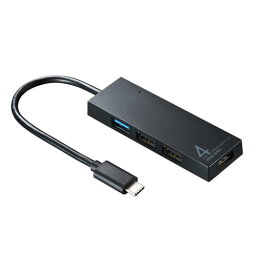 送料無料 サンワサプライ USBTypeCコンボハブ(4ポート) USB-3TCH7BK 敬老の日 父の日 母の日