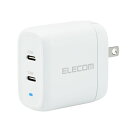 送料無料 【5個セット】 エレコム USB Power DeliveryAC充電器(40W C×2) MPA-ACCP25WHX5
