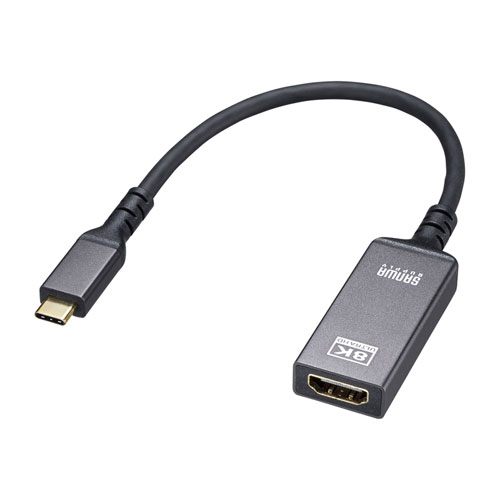  TTvC USB Type C-HDMIϊA_v^(8K/60Hz/HDRΉ) AD-ALCHDR03 ̓ ̓