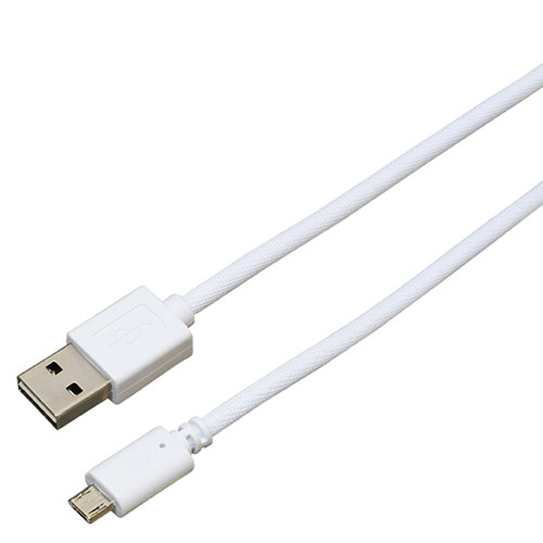 送料無料 【5個セット】BAUT 両面microUSBメッシュケーブル2A3.0mW BUSMRM300WHX5 送料無料 【5個セット】BAUT 両面microUSBメッシュケーブル2A3.0mW BUSMRM300WHX5