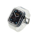 送料無料 エレコム Apple Watch41mm用ソフトバンパーバンド一体型 AW-21BBBUCR(2)