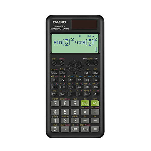 送料無料 カシオ計算機 スタンダード関数電卓 数学自然表示タイプ FX-375ESA-N 父の日 母の日