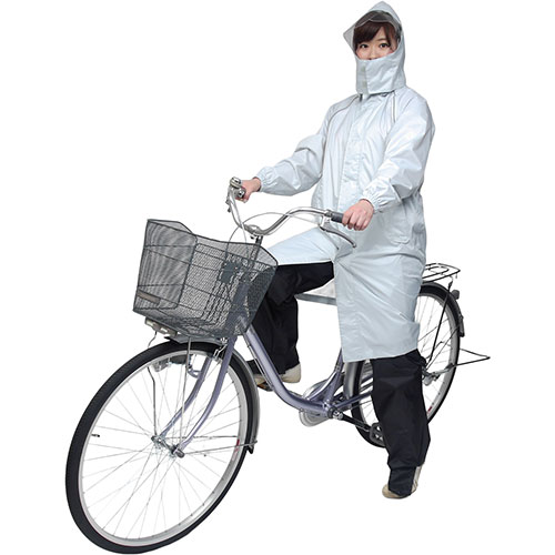 送料無料 サイクルコート シルバーホワイト Mサイズ 3193-SW-M トキワ 雨先案内人 送料無料 サイクルコート シルバーホワイト Mサイズ 3193-SW-M トキワ 雨先案内人