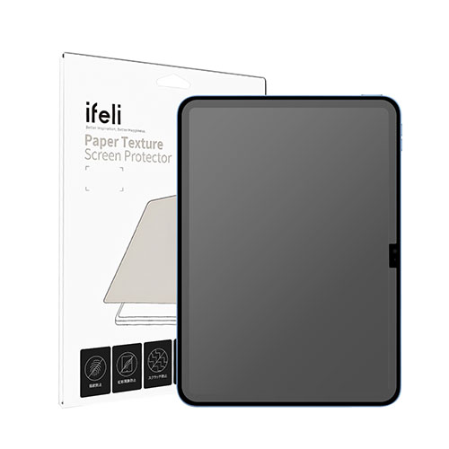 送料無料 ifeli ペーパーテクスチャー 液晶保護フィルム for iPad (第10世代) IF00071 父の日 母の日