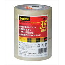 送料無料 3M Scotch スコッチ 透明粘着テープ500 24mmX35m 5巻入 3M-500-3-2435-5P