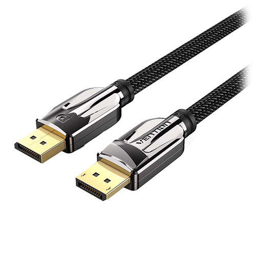 DP Male to Maleケーブル 8K対応 3M BlackVENTION Displayportケーブル オス - オス DP 1.4 8K UHD 3D 32-bit/1536KHz 32.4Gbps 高リフレッシュシート 240Hz 対応(1080P/240Hz 2K/165Hz 4K/144Hz 8K/60Hz)高解像度&高速伝送:DP1.4規格、高リフレッシュシート で最大240Hz 対応(1080P/240Hz 2K/165Hz 4K/144Hz 8K/60Hz) の高解像度をサポートします。音声と映像同期出力をサポートし、HD 4K・フルHD・3D映像などの場合で、32.4Gbpsの高速伝送を実現できます。 双方向伝送:DisplayPort オス to DisplayPort オス双方向伝送のDisplayPortケーブルです。DisplayPort 端子搭載のPC、ASUS/Dell/Acer ノートパソコン、テレビ、モニター、プロジェクターなどを接続し、映像信号と音声信号が伝送できます。 優れた耐久性:厚みのある金メッキインターフェースで抜き差しの耐久性に優れ、サビにくい。ワイヤーを直径8.2mmまで太く設計した、厚みのあるナイロンメッシュジャケットです。、配線時の取り回しがしやすく、テレビやレコーダーの裏など狭い場所でも柔軟に配線できます。 1.デュアルスクリーン ミラーモード対応でディスプレイを同期、映像を大画面で共有できます。2.デュアルスクリーン拡張モードに対応で画面を拡張、仕事の効率化を図ります。3.複数ディスプレイに映像を分割表示。ワイドスクリーンシネマや3Dエフェクトに対応しています。 1本のDPケーブルで映像や音声、制御信号を伝送できる特長を持ち、高い解像度に対応しています。一般家庭用として普及しているディスプレイケーブルの中では最高性能で、もっとも高い解像度を出力することが可能です。 パソコンモニターを中心に搭載しています。そのため、高解像度モニターに合わせてDisplayPortを活用するシーンも増えつつあります。ただし、DisplayPortの端子が付いているのはパソコンモニターに多く、一般的なテレビにはほとんど付属していないためご注意ください。 HDMIのようなテレビやモニターに用いられる規格に比べると、機器が制限されます。ブランド : VENTION 色 : ブラック インターフェース : DP1.4オス インターフェース技術 : 金メッキ 解像度 : 1080P/240Hz〜8K/60Hz 伝送速度 : 32.4Gbps コンダクター : 錫引き銅 シェル : 亜鉛合金 シールド : アルミホイル+メッシュ ジャケット : ナイロンメッシュ AWG : 28AWG OD : 8.2mm 長さ : 1-3m パッケージ : カラーボックス 保証期間 : 1年間 生産国 : 中国■送料 送料無料。但し、沖縄・離島を含む(一部配送不可地域)のご注文は配達不可のためキャンセルさせて頂きます。