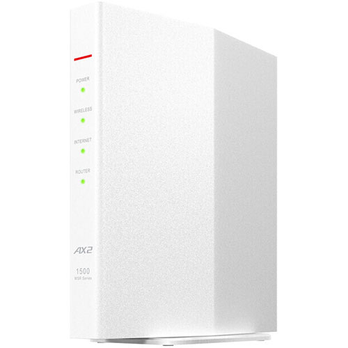 送料無料 BUFFALO バッファロー 無線ルーター ホワイト WSR-1500AX2B-WH 父の日 母の日