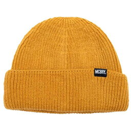 MACK BARRY マクバリー 【BEANIE(ビーニー)】 MCBRY SPAN BEANIE　マスタード MCBRY73468