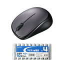 サンワサプライ 静音BluetoothブルーLEDマウス + アルカリ乾電池 単4形10本パックセット MA-BBS311DS+HDLR03/1.5V10P(2)