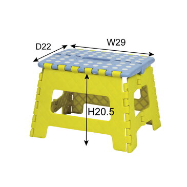クラフタースツール M 踏み台 ふみ台 踏台 子供 屋外 スツール 椅子 チェア 折り畳み 折りたたみ式 脚立 おしゃれ かわいい カラフル コンパクト 北欧 トイレ 洗面台 キッズ 子供用 ステップ シンプル イエロー