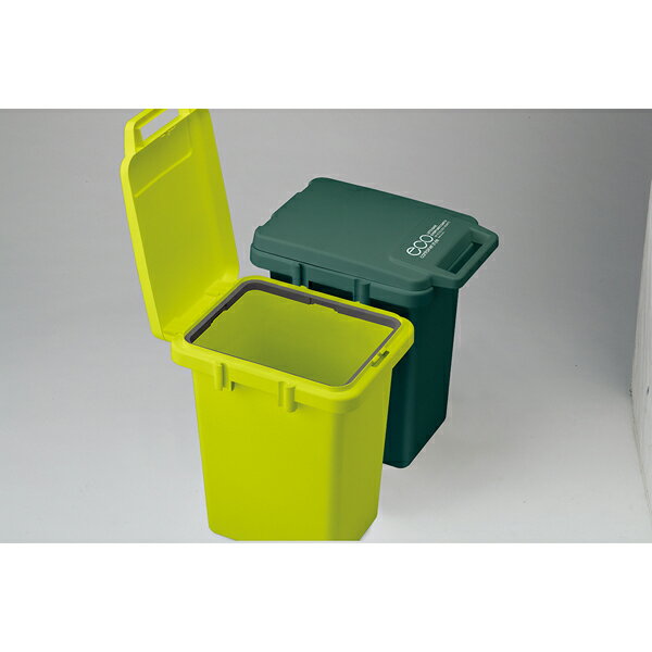 ダストボックス 33リットル フタ付き ふた付き ごみ箱 ゴミ箱 トラッシュカン トラッシュボックス コンテナ リビング 台所 キッチン 野外 インテリア アンティーク 北欧 レトロ モダン ブルックリン 西海岸 カントリー おしゃれ ライトグリーン [2]