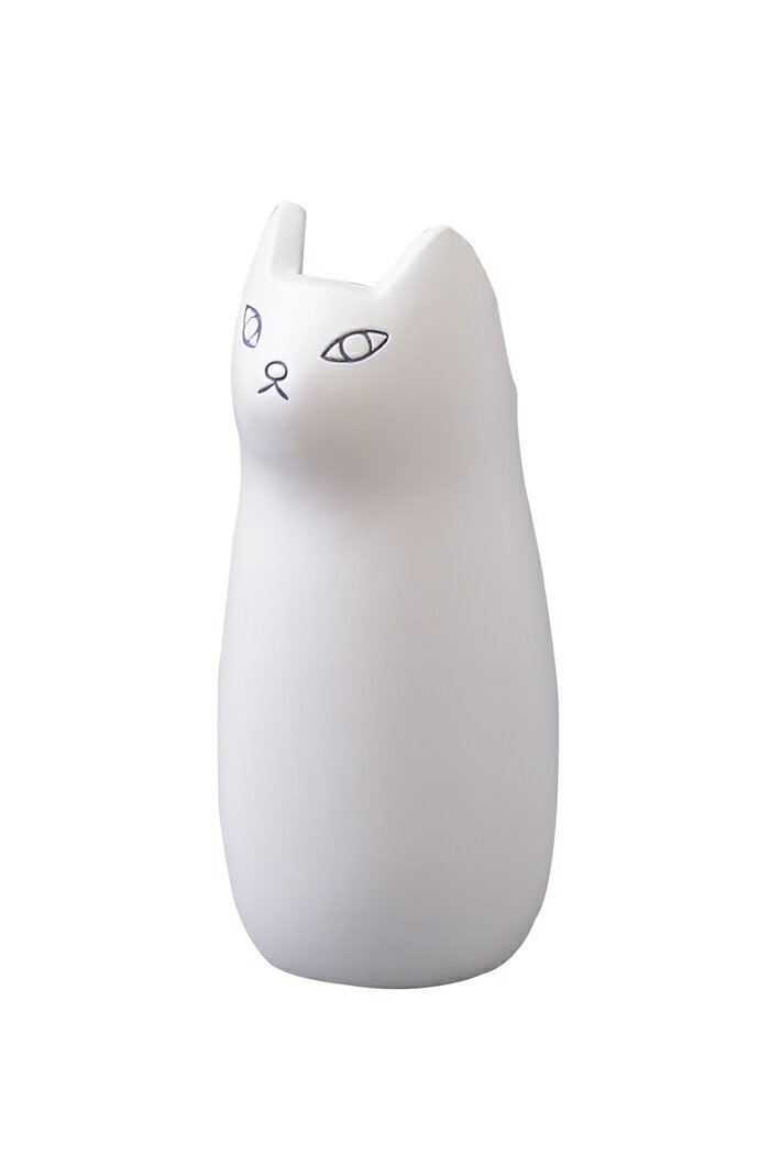 傘立て ホワイト 陶器 ねこ かわいい おしゃれ キャット 傘置き 傘入れ 猫 インテリア アクセント アン..