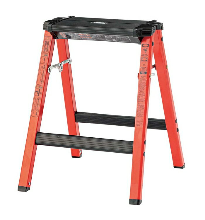 ステップスツール H レッド スツール 折りたたみ ステップ台 踏み台 脚立 コンパクト スリム アルミ ガ..