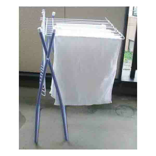 送料無料 万能物干台 S型 ホワイト