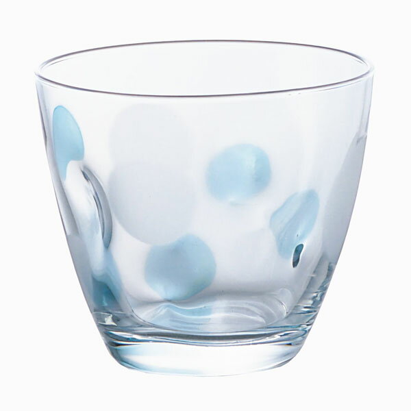 送料無料 フリーカップ 水玉ぐらす ブルー 【× 3個】 敬老の日