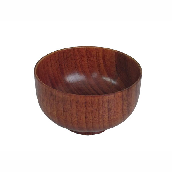 送料無料 木製汁椀 布袋スリ 小