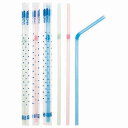 まがる透明袋入りストロー 80本入 【× 10個】