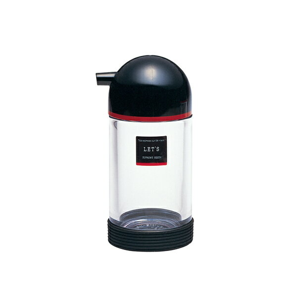 しょう油差し 大 レッツブラック 卓上用品 詰め替え容器しょう油差し しょうゆ差し ソース入れ 調味料入れ 台所用品 キッチングッズ 詰替え容器