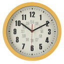 3個セット まとめ買い 掛時計 カイラ Φ30cm マスタード おしゃれ 掛け時計 壁時計 シンプル インテリア 雑貨 ウォールクロック