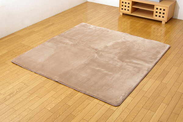 乐天商城 - ボリュームタイプ ラグカーペット 130×185cm ウレタン18mm 厚手 洗える オールシーズン 長方形 ホットカーペットカバー 床暖房対応 リビングラグ フロアマット おしゃれ シンプル 北欧 絨毯 じゅうたん ウォッシャブル フランネル 防音 かわいい