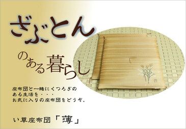 送料無料 純国産 捺染返し い草座布団 すすき 薄 5枚組 約55×55cm×5P ひんやり クッション性 座蒲団 セット ザブトン ざぶとん 日本製 イ草座布団 いぐさ イ草 井草 い草 おしゃれ かわいい 和風 和室 客間 宴会場 座敷 席 居酒屋