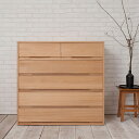 たんす 5段 白木 桐 箪笥 ナチュラル タンス 衣類収納 チェスト 服収納 木製 和風 和室 和モダン 和テイスト レトロ 引出し収納 引き出し収納 シンプル 桐心 きごころ