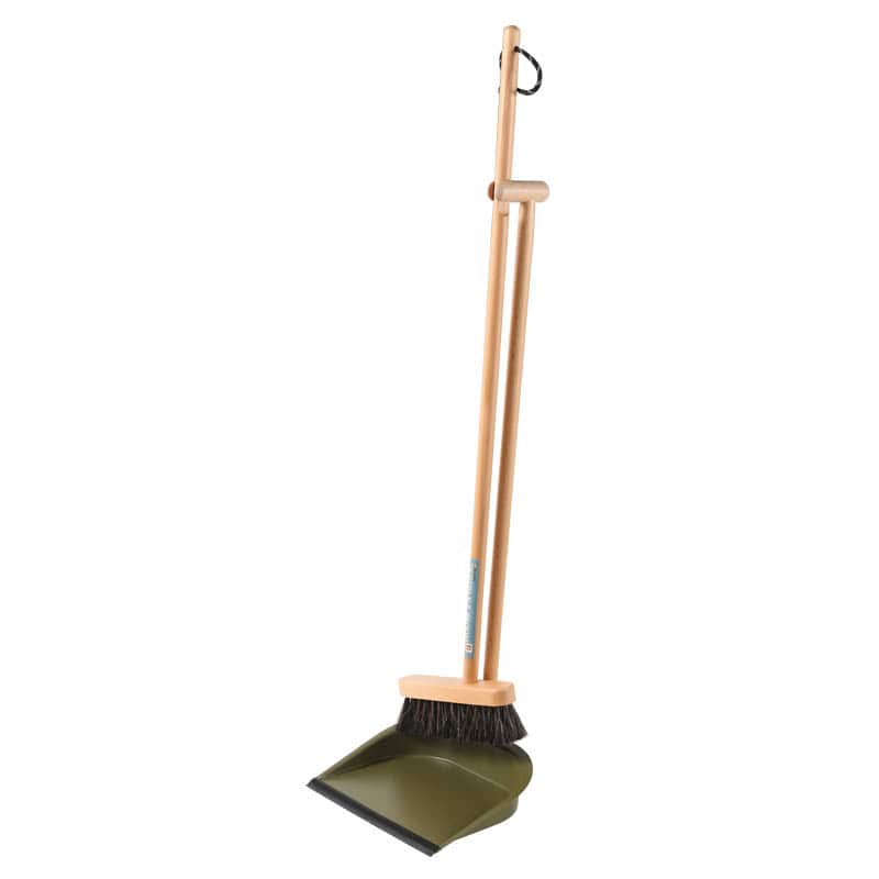 DUSTPAN & BROOM OLIVE DRAB ダストパン アンド ブルーム DULTON ダルトン おしゃれ ダストパン デッキブラシ 掃除道具 ほうき 塵取り ちりとり インテリア アンティーク