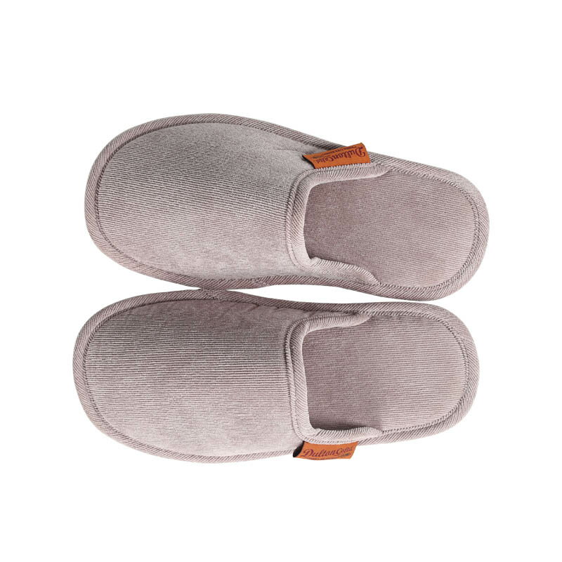 CORDUROY SLIPPERS EV WOMEN/GRAY コーデュロイ スリッパ EV ウィメン DULTON ダルトン おしゃれ 袋付き ルームシューズ 来客用 入院用 参観日 インテリア アンティーク