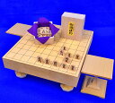 将棋セット ヒバ2寸ハギ足付将棋盤セット(木製将棋駒黄楊上彫駒)