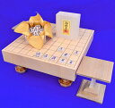 将棋セット 国産桧2寸ハギ足付将棋盤セット(木製将棋駒白椿上彫駒)