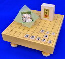 将棋セット 新かや2寸一枚板足付将棋盤セット(木製将棋駒樺材優良押し駒)