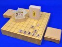 将棋セット ヒバ2寸卓上将棋盤セット(木製将棋駒アオカ押し駒)