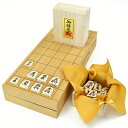 木製将棋セット 新桂10号折将棋盤セット(将棋駒白椿上彫)