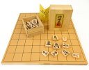 将棋セット 新桂5号折将棋盤と木製将棋駒樺材優良押駒【1点限定訳あり特価品・WS147】