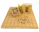 将棋セット 木製7号折将棋盤と木製樺材優良押し駒【1点限定訳あり特価品・WS150】