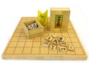 将棋セット 木製7号折将棋盤と木製樺材優良押し駒【1点限定訳あり特価品・WS153】
